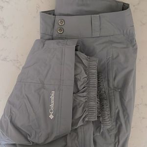 Columbia Snowpants Women's S Grey Excellent Condition!!
